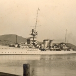 Dunedin at Lyttelton, NZ, 22nd April 1928