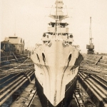 Dunedin in dock, Auckland, NZ Sept 1928