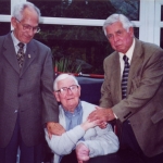 John Miles with Bill Gill and Jim Davis 2002