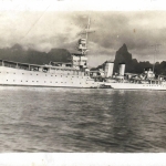 HMS Dunedin (1918) at Noumea 1935