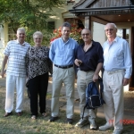 l to r: Martin and Jan Macaulay, Stuart Gill, Rob Macaulay, David Allen