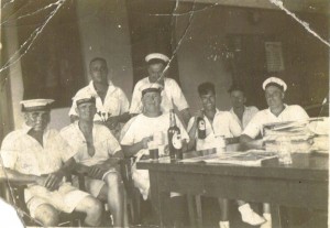 Norman, far left, taken in China in July 1936 (but not with Dunedin crew members - D never went to China)