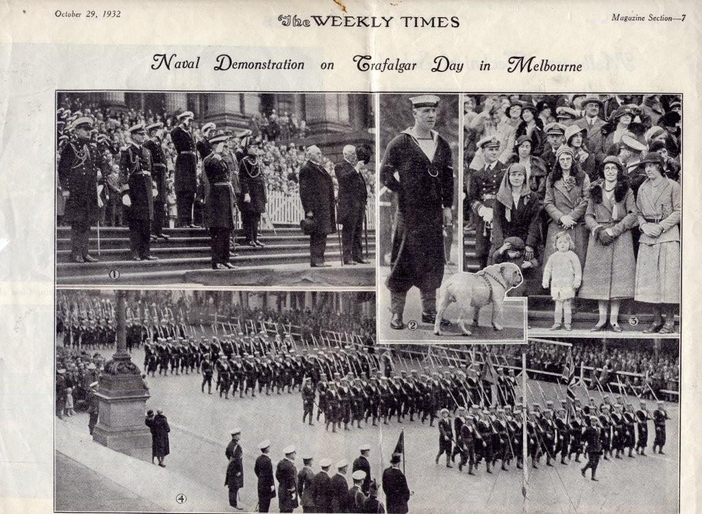 Trafalgar Day 1932